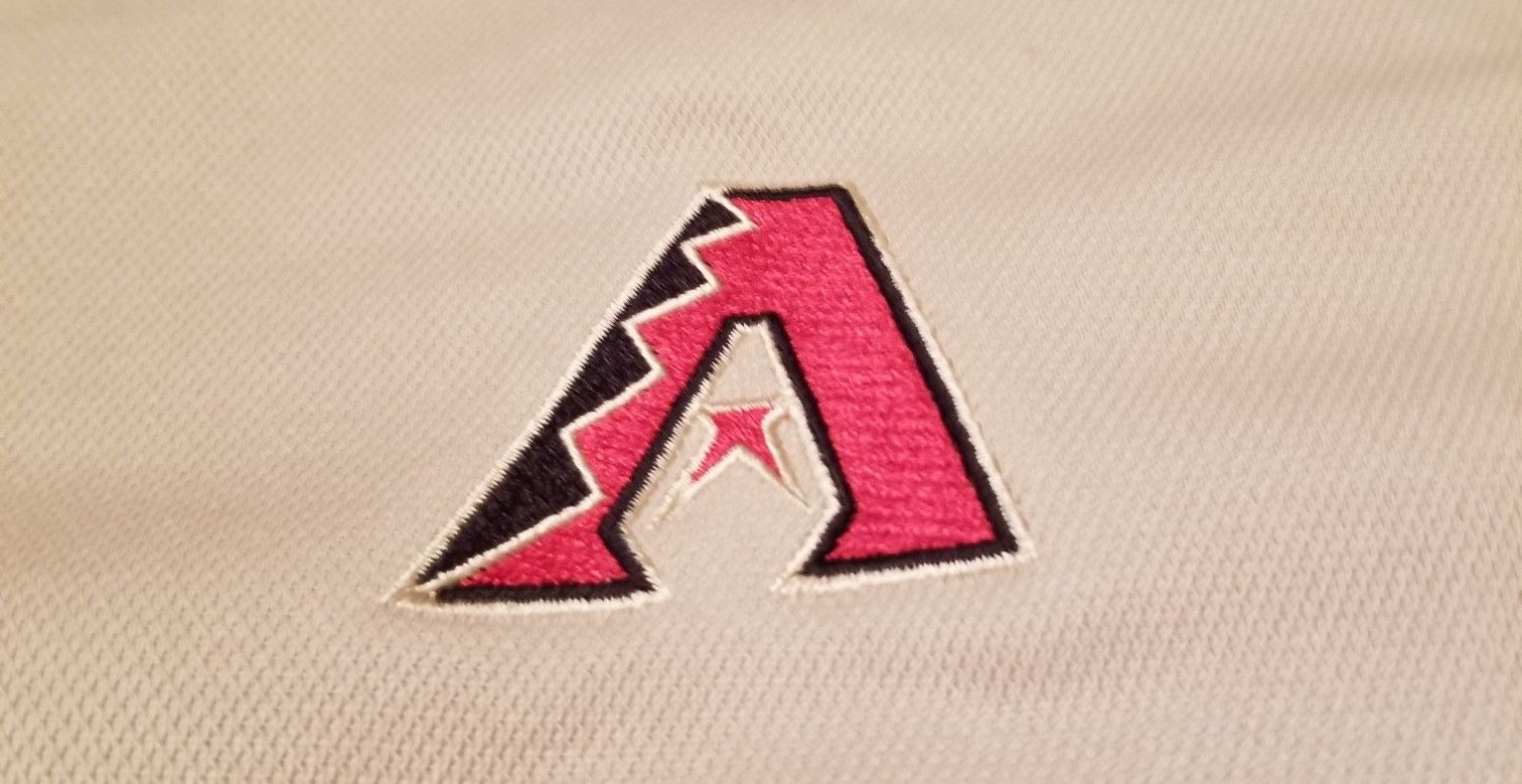 Used Arizona Diamondbacks Gold Antigua polo shirt, men's XL