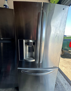 Stainless LG French Door Fridge with Water Dispenser
