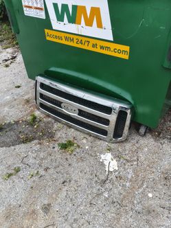 Front chrome grille