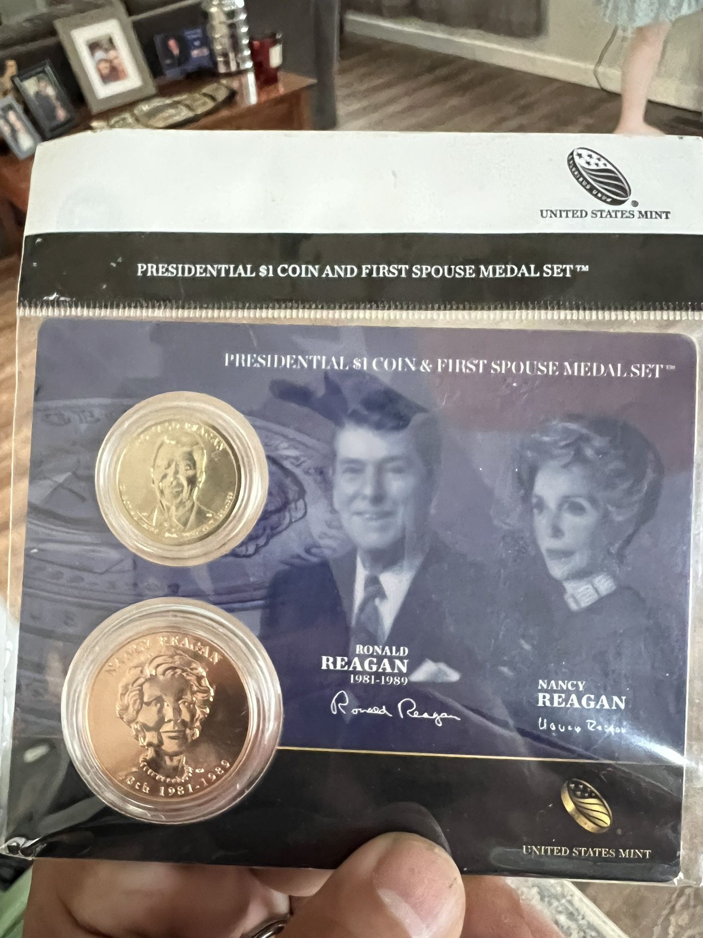 Ronald and Nancy Reagan Presidential Coin Set