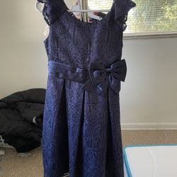 Navy & Gold, iris and ivy Party Dress
