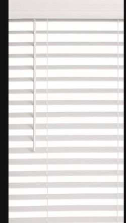 LOTUS & WINDOWARE 2" Cordless 30" x 60" Faux Wood Blinds, White