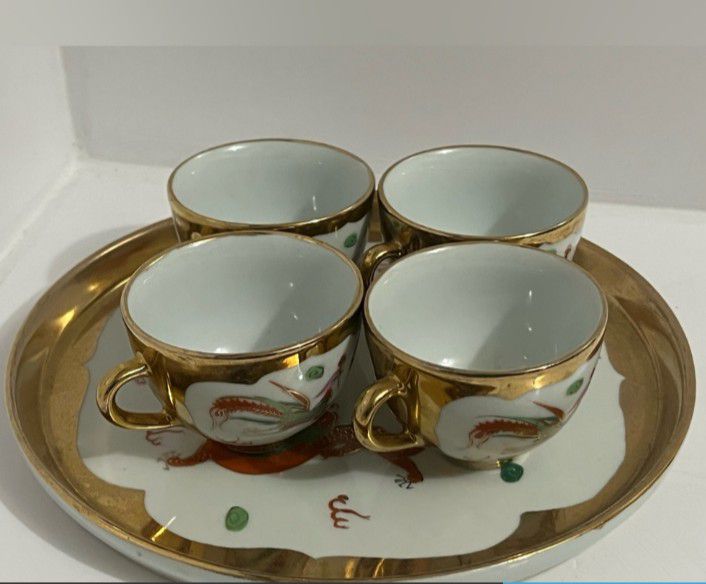 Vintage 1920 Chinese Teacups 