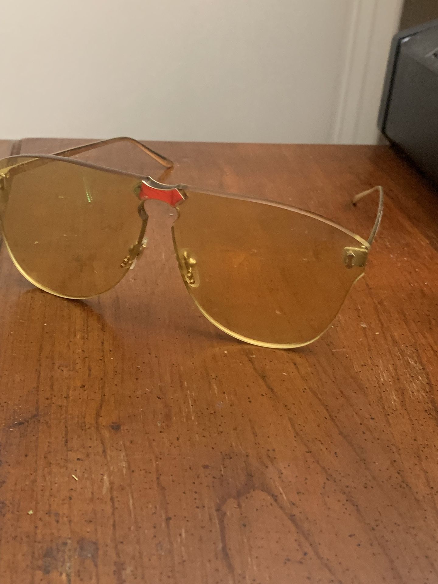 Gucci Glasses Yellow Unisex - Gucci GG 0354S