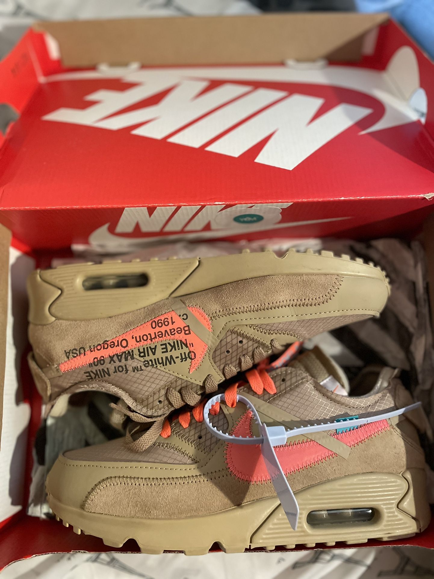 OffWhite AirMax 90 Desert Ore