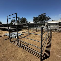 10x20 Horse Stall Kit 5-rail 14-gauge 