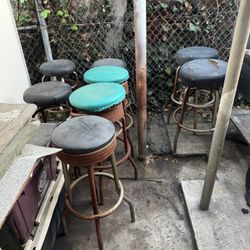 8 BAR STOOLS
