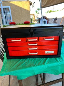 Lumidor Industrial Machinist Tool Box, 6 Drawer