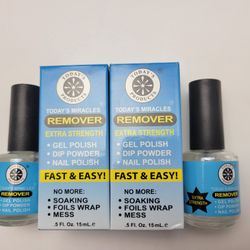 Gel Remover & Nail Polish Remover.  (Pack Of 2) $12