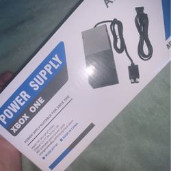 Xbox One Power Supply Cable. Brand New Out The Box 
