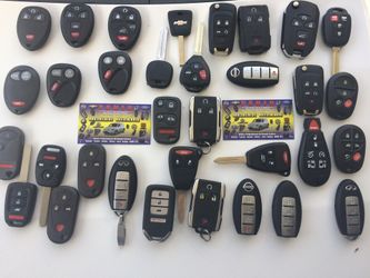 Llaves y control remote para carros