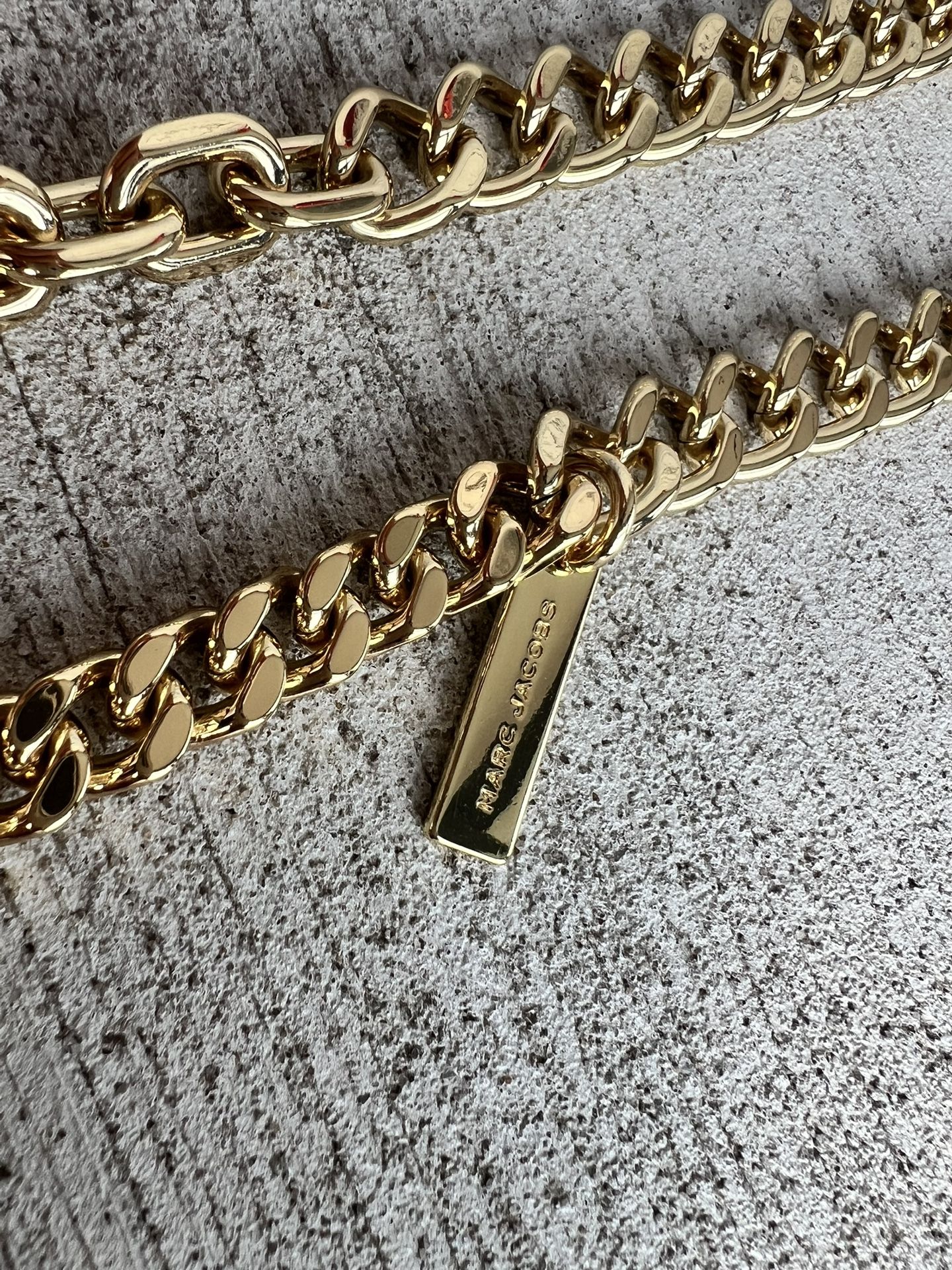 Marc Jacobs Gold-Tone Bag Chain Strap – 49” (124.5 cm) – New Without Packaging