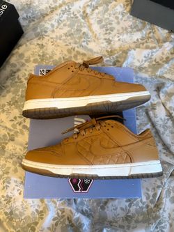 Nike dunk quilted wheat