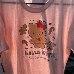 Hello Kitty Gingerbread Christmas T-shirt 