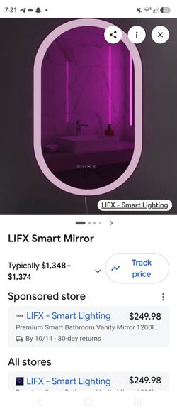 LIFX SUPERCOLOR BATHROOM SMART MIRROR