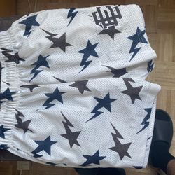 Eric Emanuel X Bape EE shorts 