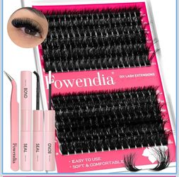 Fowendia Lash Clusters Kit Fluff 80D 100D Individual Lashes