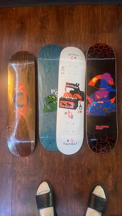 Skate Decks. Pop, Worble, Zero