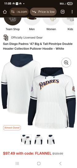 Padres 47 Hoodie Size 3xl Like New
