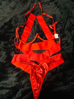 Sexy red lingerie!