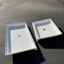 2 SWANSTONE SOLID SURFACE SHOWER BASES LIKE NEW (different Price Each)