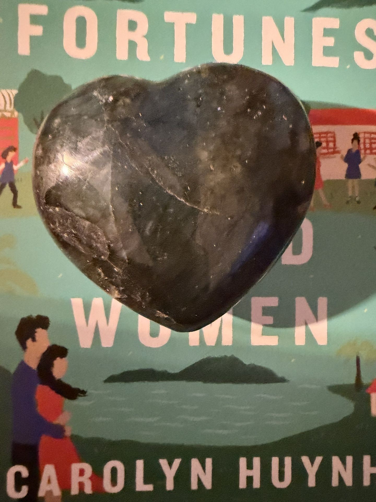 Labradorite Crystal Heart w/ Full Blue Sheen