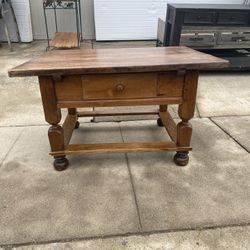 Antique, Solid Wood Coffee Table!