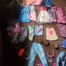 60+ Piece Doll Clothes & Accessories Kit – Fits 11"-12" Dolls