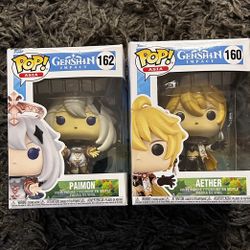Funko Genshin Impact Paimon And Aether BUNDLE