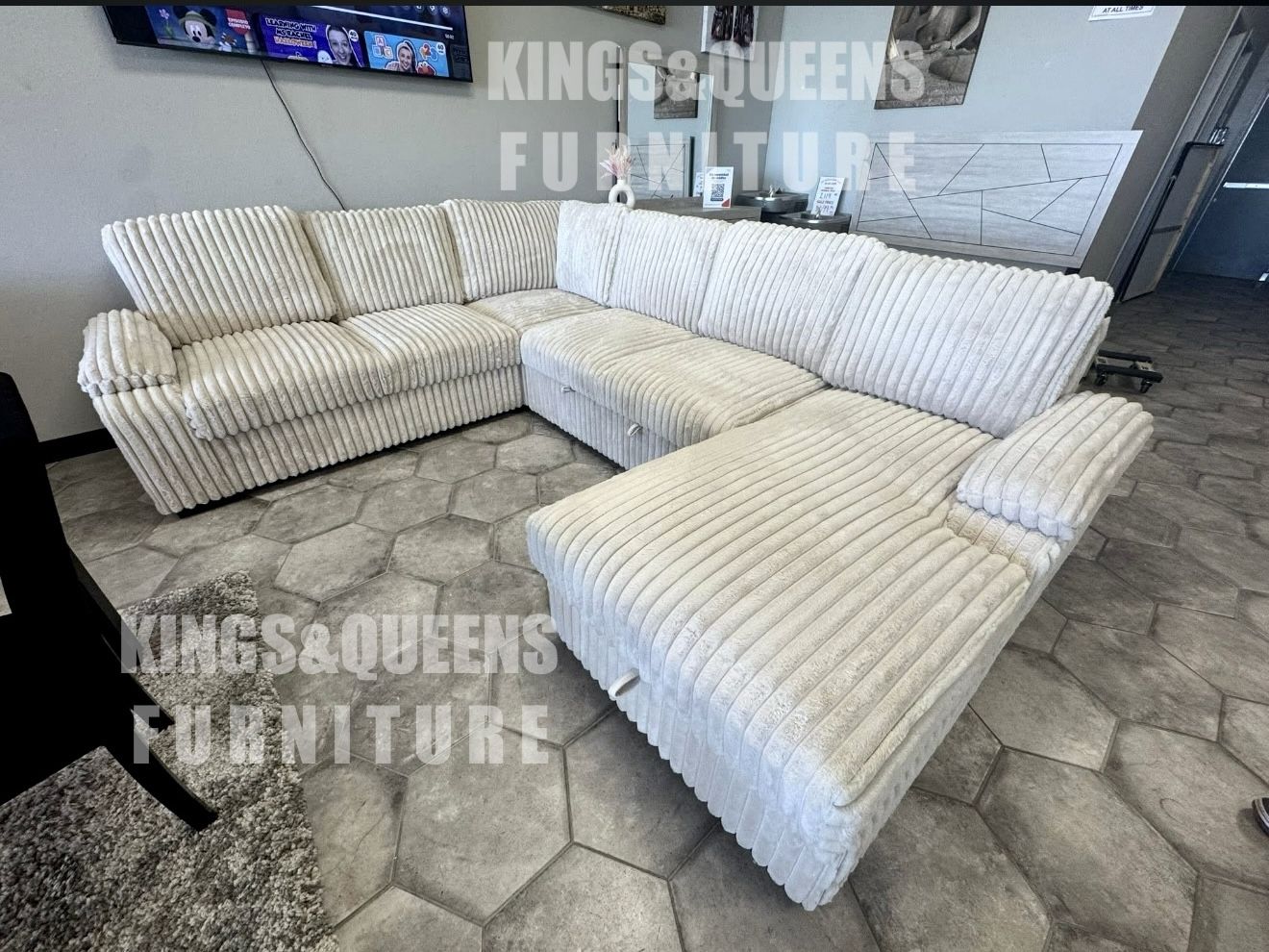 Large Beige Sectional