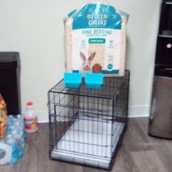 Pet Crate H 20 1/2 L 17 D 23 1/2 Comes With Everything On Top Of The Cage Sold Together Rainbow / Charleston Cash Only