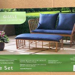2 Piece Loveseat Set