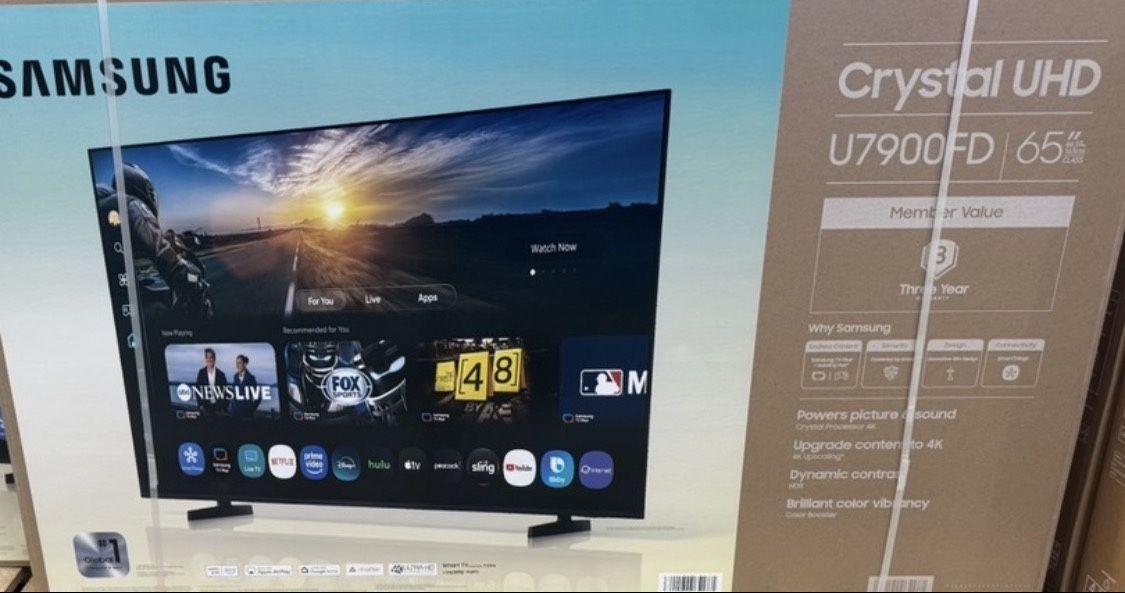 65 Tv Samsung Free Delivery Six Month Warranty $55 Down On Financing 65 Samsung Smart 4K Hdtv