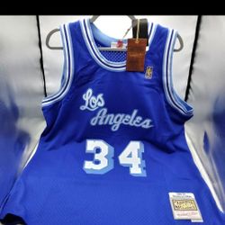 Men's 2XL Mitchell & Ness NBA Swingman Alternate Jersey Lakers Shaquille O'Neal 