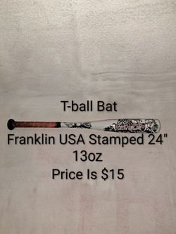 Franklin 24" USA Stamped T-ball Bat (Price Is $15)