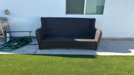 Outdoor Wicker Patio Sofa