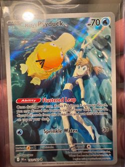 Misty’s Psyduck Illustration Rare