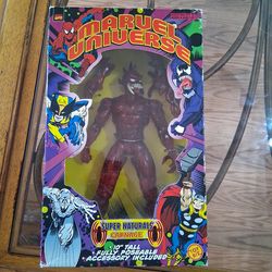 Vintage collectable action figure spiderman