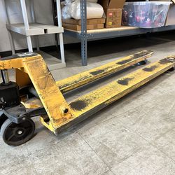 6ft Yellow ULINE Pallet Jack