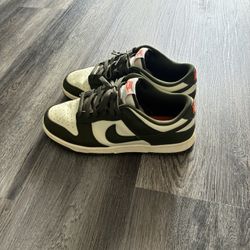 Olive Green And Orange Nike Dunks 