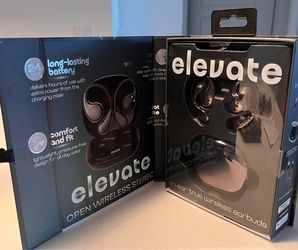 Zero State Elevate Bluetooth Wireless Ear-hook Headphones Black