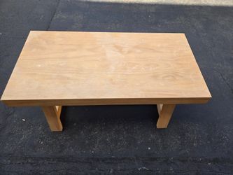 Modern Trestle Coffee Table