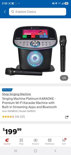 Karaoke Machine with blue thooth and streaming