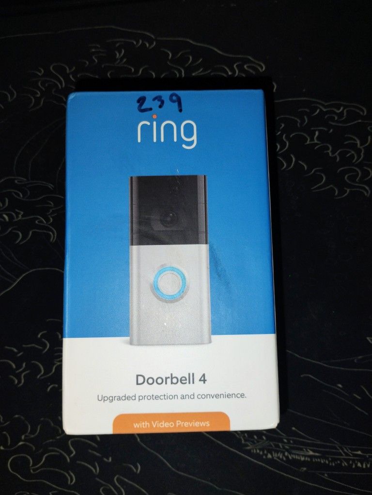 Ring Video Doorbell 4 Smart Wi-Fi - 1080p HD W/ Alexa