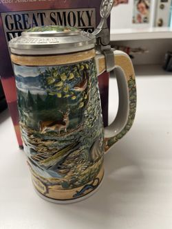 1997 Budweiser America The Beautiful Series,“Great Smoky Mountains” Lidded Stein
