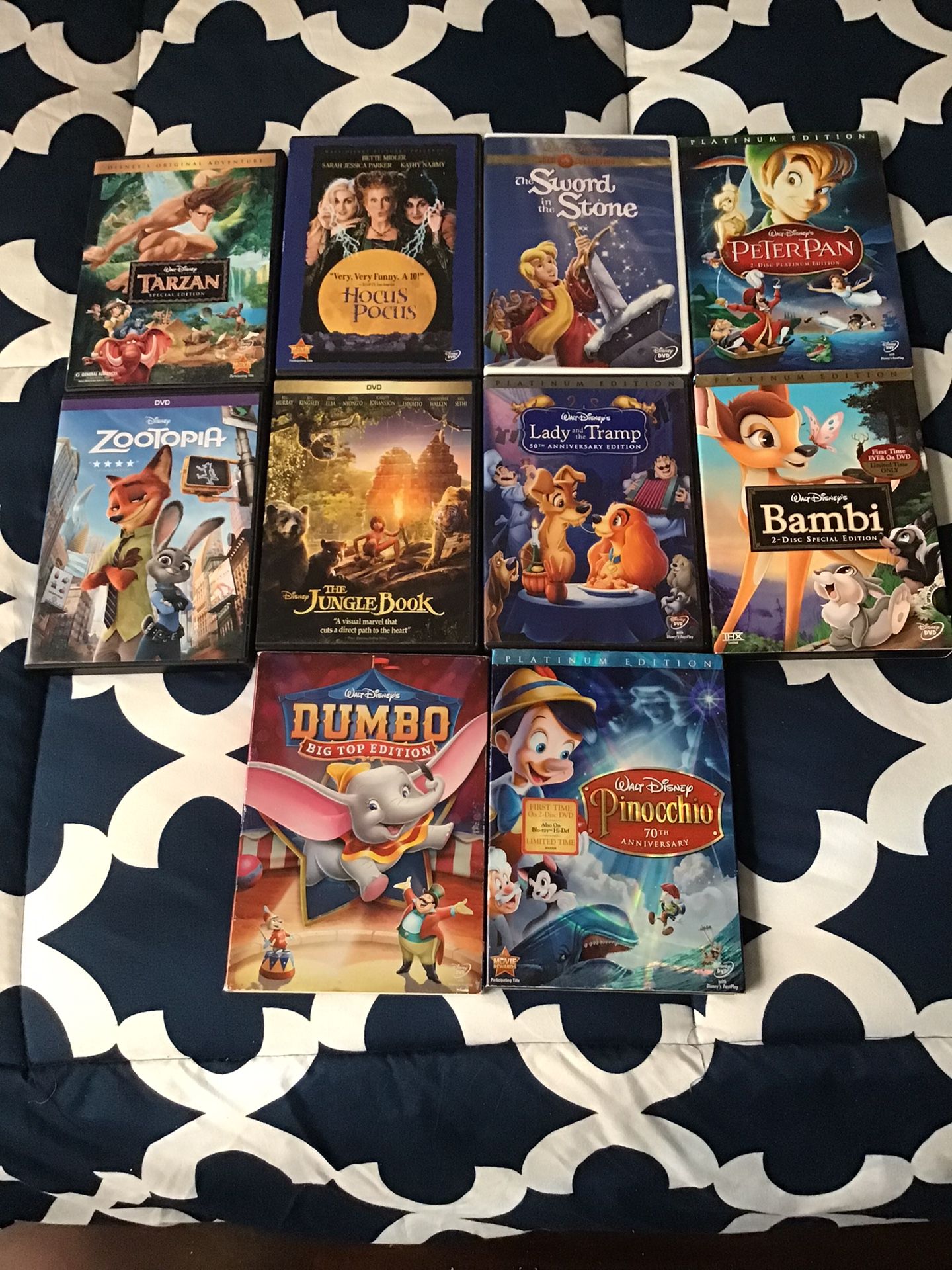 $2 Disney DVDs Pinocchio 