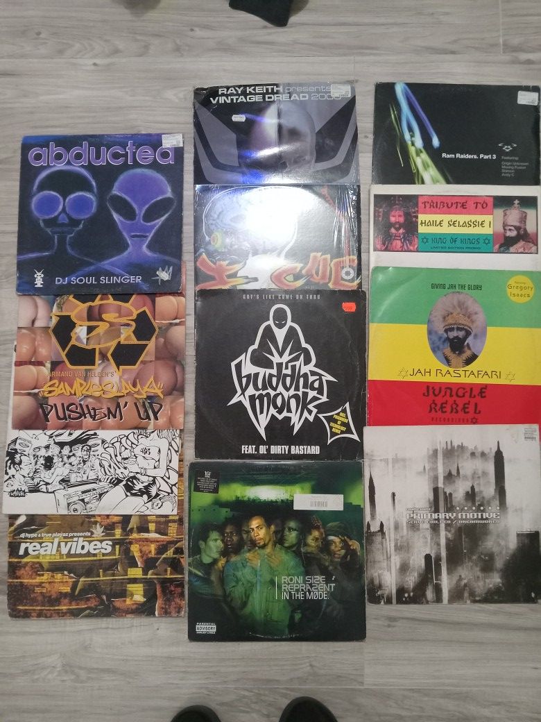 1990s JUNGLE VINYL RECORD COLLECTION 