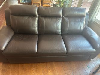 Leather couch