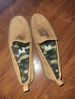 US Army Moccasin Slippers Size 10