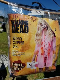 The walking Dead bunny slipper girl costume
